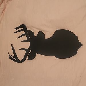 Metal deer decor